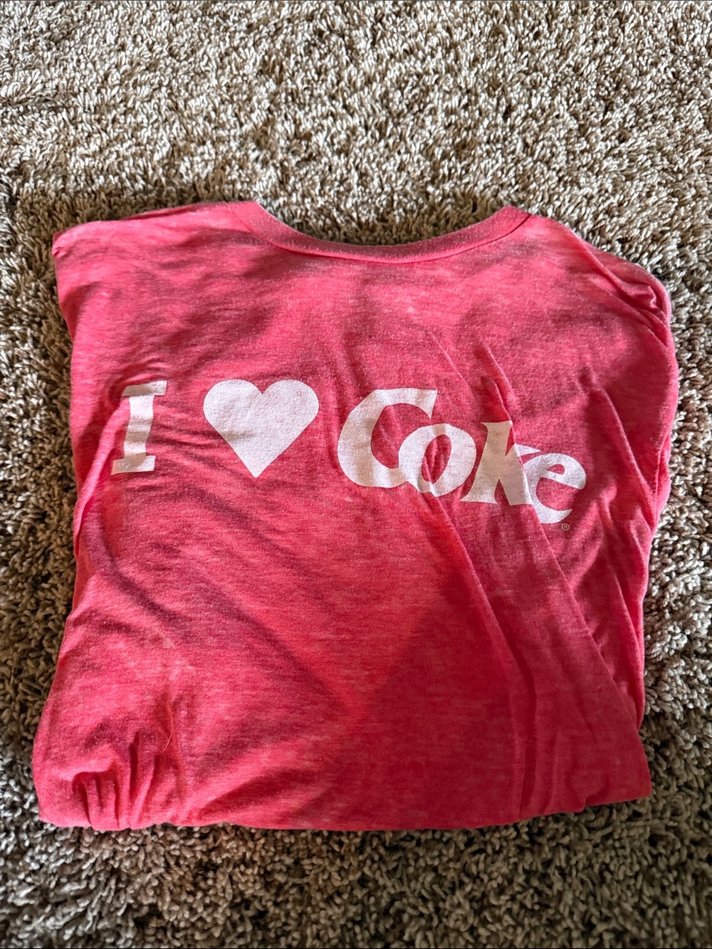 Coca Cola Pink I Heart Coke Short Sleeve Tee